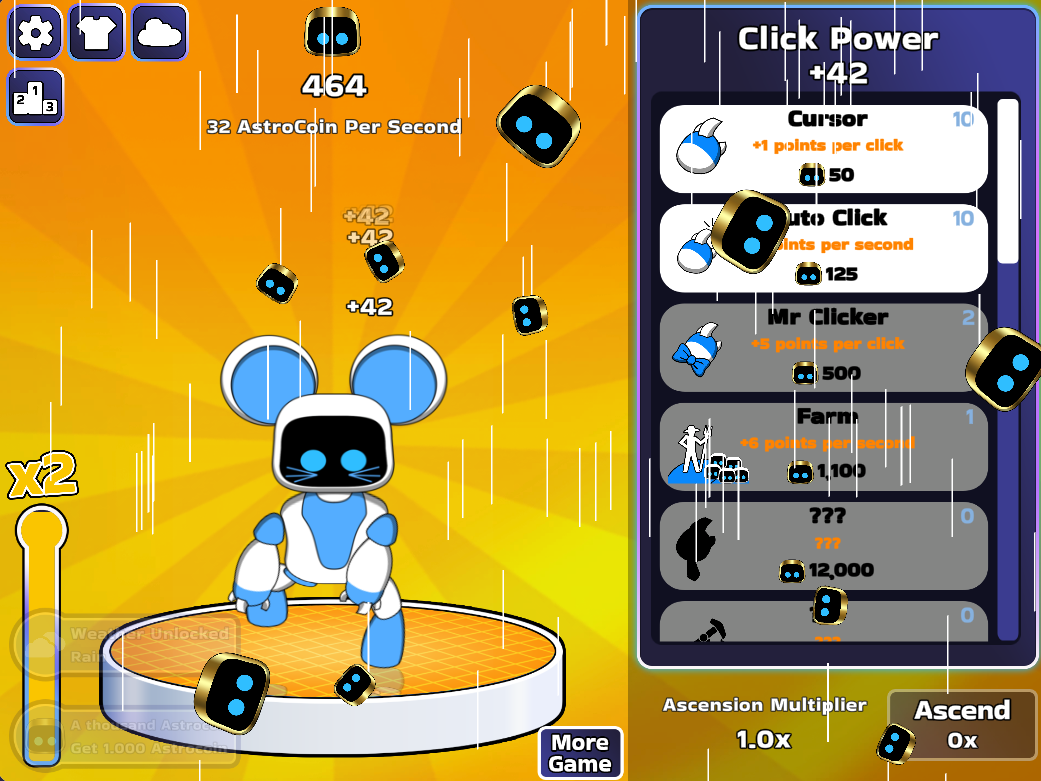 Astro Robot Clicker
